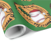 Kersthonkbal Mitt en Ball Cadeaupapier (Rol Hoek)