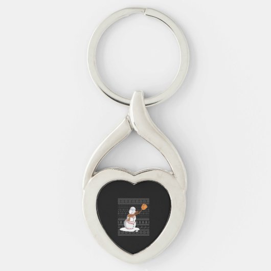 Kersthonkbal Sleutelhanger (Voorkant)