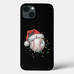 Kersthonkbalspeler voor kerstmis in Santa Sports iPhone 13 Hoesje
