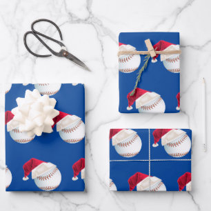 Kersthonkbalsport Santa Holiday Set Inpakpapier Vel
