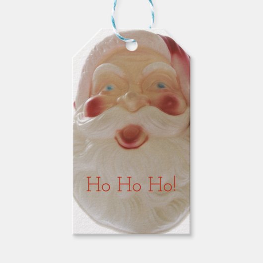 kersthoofd cadeaulabel (Voorkant)