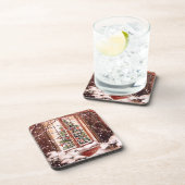  kersthuis drankjes onderzetter (Rechterzijde)