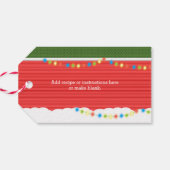 Kersthuis - Gepersonaliseerd cadeau - Label Cadeaulabel (Achterkant Horizontaal)