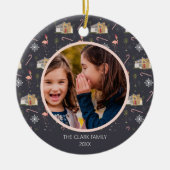 Kersthuis uit de Mideeuw Keramisch Ornament (Voorkant)