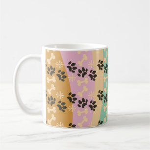 Kersthuisdierpootbot Snowflake Patroon Koffiemok