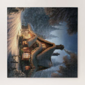 Kersthuisje (5) legpuzzel (Horizontaal)