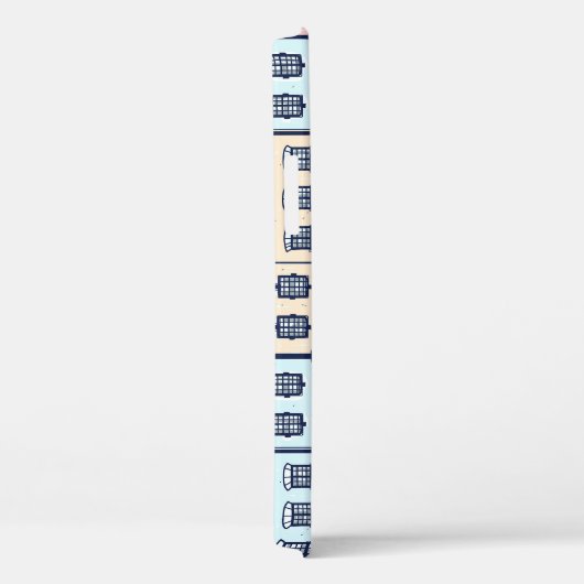 Kersthuizen, feestelijk patroon. Case-Mate iPhone case (Achterkant / Rechts)