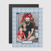 Kersthulstegel met bloemblaadjes frame (Voorkant / Achterkant)