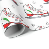 KerstijsSchaats Cadeaupapier (Rol Hoek)