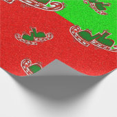 KerstijsSchaatsen - Cadeaupapier (Hoek)