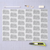  kerstillustratie uit 1876 tissuepapier (Craft)