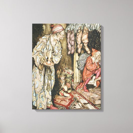 kerstillustraties canvas afdruk (Voorkant)