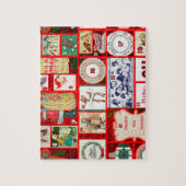 kerstillustraties feestdag legpuzzel (Verticaal)