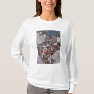 kerstillustraties t-shirt