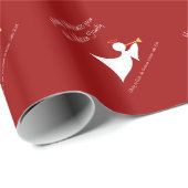 kerstingel Gepersonaliseerd papier (Rol Hoek)