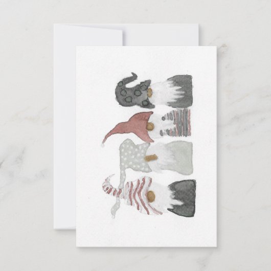 Kerstinkomenkaart Bedankkaart (Voorkant)