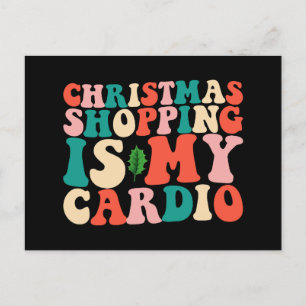 Kerstinkopen is mijn cardio vakantie briefkaart