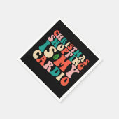 Kerstinkopen is mijn cardio vakantie servet (Hoek)