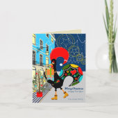 Kerstinkopen met de Portugese Haan Kaart (Voorkant)