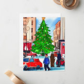 Kerstinkopen Notitiekaartje (Voorkant / Achterkant in situ)