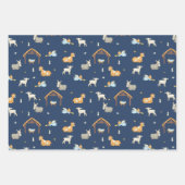 kerstinpakken van papieren vellen (Voorkant 3)