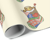 kerstinpakpapier cadeaupapier (Rol Hoek)