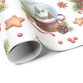  kerstinpakpapier cadeaupapier (Rol Hoek)