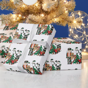 kerstinpakpapier, Camo Kerstmis Cadeaupapier
