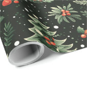 Kerstinpakpapier met kerstthema cadeaupapier (Rol Hoek)
