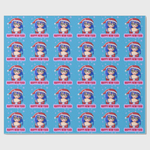 Kerstinpakpapier Sinterklaas, anime Cadeaupapier