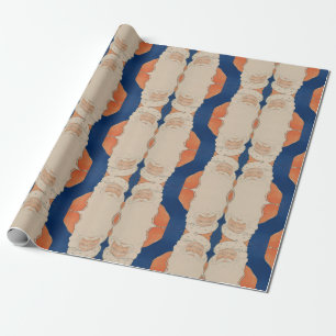  kerstinpakpapier van 70 jaar cadeaupapier