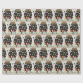 kerstinpakpapier van 70 jaar cadeaupapier (Vlak)