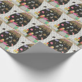 kerstinpakpapier van 70 jaar cadeaupapier (Hoek)