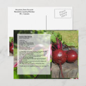 Kerstin's Beet Borscht Recipe Briefkaart (Voorkant / Achterkant)