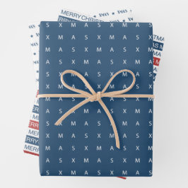 kerstinscripties Papierbladen met onmiddellijke ve Inpakpapier Vel