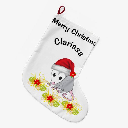 kerstinslag, Opossum Grote Kerstsok (Voorkant (Hangend))