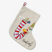 kerstinslag, snoepriet Elf Grote Kerstsok (Voorkant (Hangend))