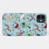 KerstItaliaanse Greyhound Dog Case-Mate iPhone Case (Achterkant (horizontaal))