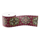kerstjacquard grosgrain lint (Spoel)