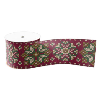 kerstjacquard grosgrain lint