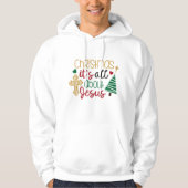 Kerstjesus citeert Hoodie (Voorkant)