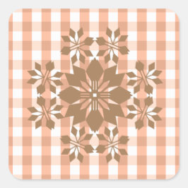 Kerstjubilee Vierkante Sticker