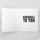 KERSTKAA RTPizza FUNNY Wenskaart Kaart (Binnen)