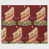 kerstkaarde cadeaupapier (Vlak)