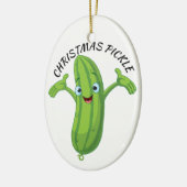 kerstkaarde Legend Keramisch Ornament (Links)