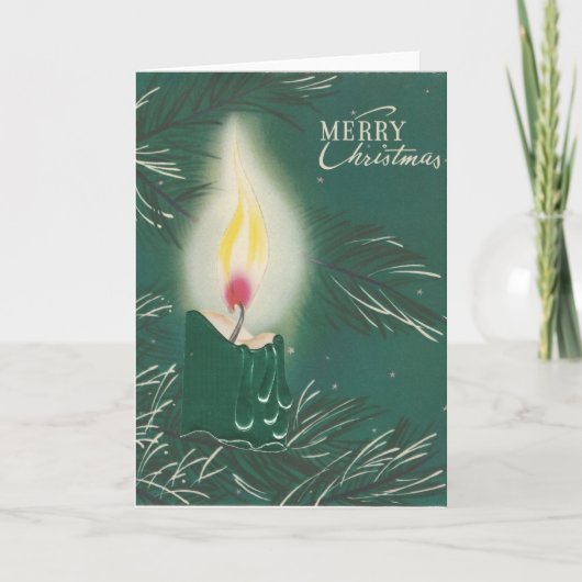 kerstkaarde met gevlekte kerst feestdagen kaart (Voorkant)