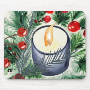 kerstkaarde muismat