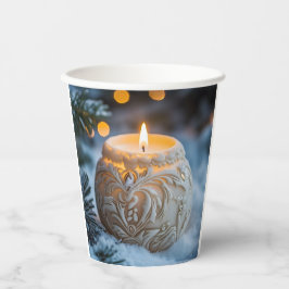 kerstkaarde papieren bekers