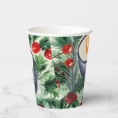 kerstkaarde papieren bekers (Achterkant)