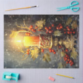 kerstkaarde tissuepapier (Craft)